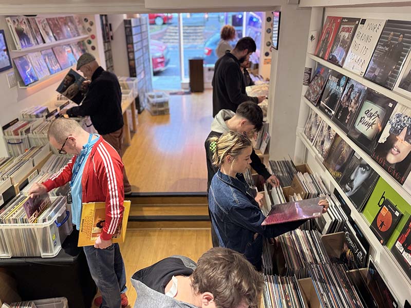 Spin Sounds shop interior view 2